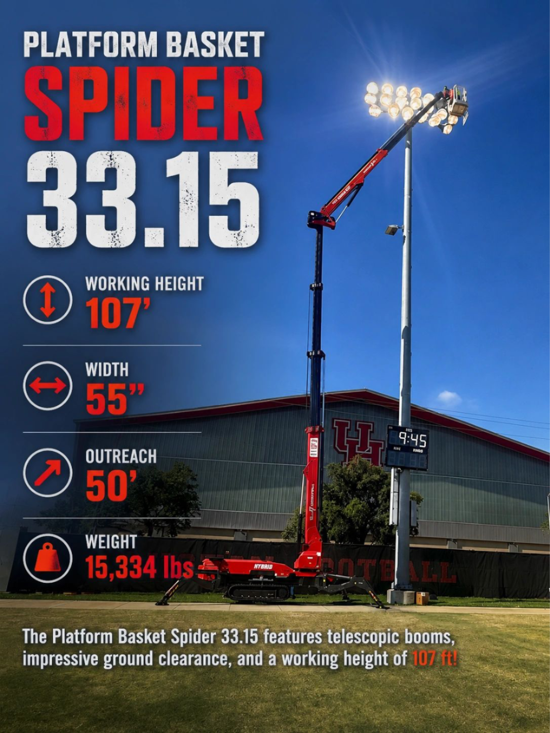 Platform Basket Spider 33.15
